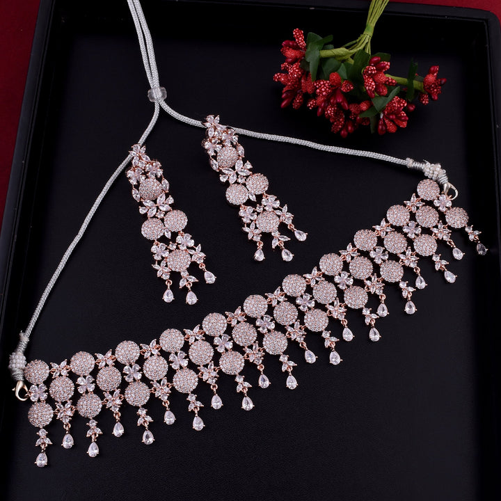 Classic Zircon Choker Set