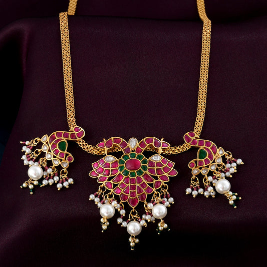 DESIGNER KUNDAN NECKLACE SET