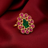 KUNDAN FINGER RING