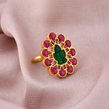 KUNDAN FINGER RING