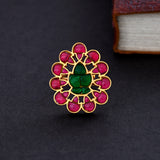 KUNDAN FINGER RING