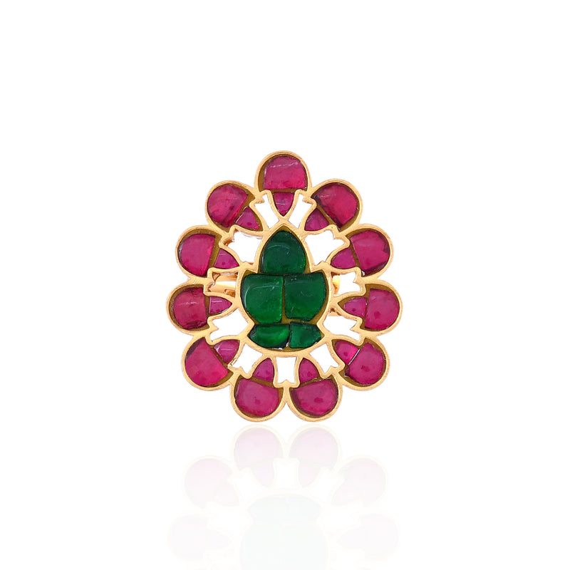 KUNDAN FINGER RING