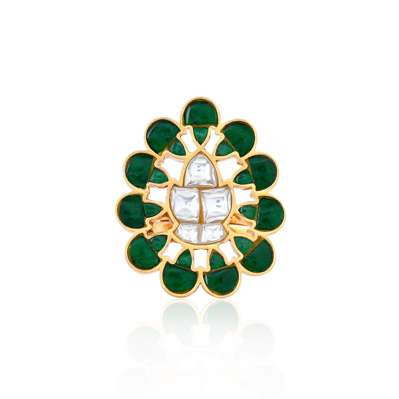 KUNDAN FINGER RING