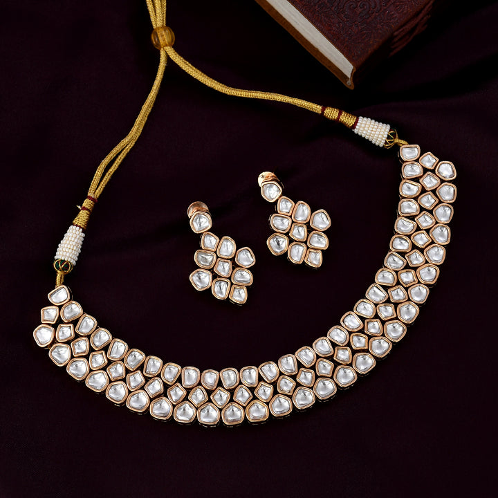 KUNDAN POLKI CHOKER SET