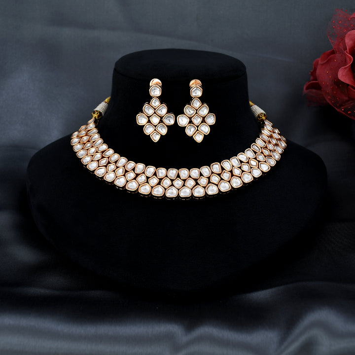 KUNDAN POLKI CHOKER SET