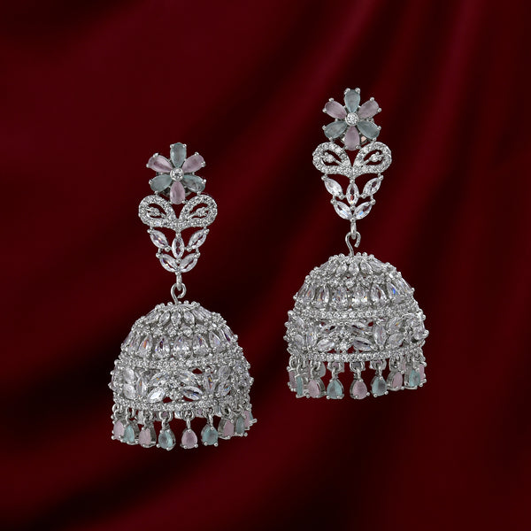 ZIRCON JHUMKA EARRINGS