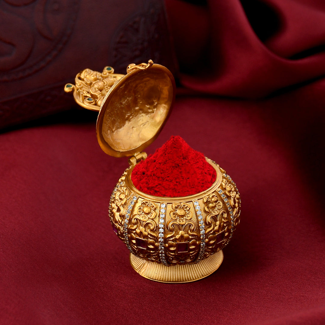 Temple Design Kumkum Sindoor Dani