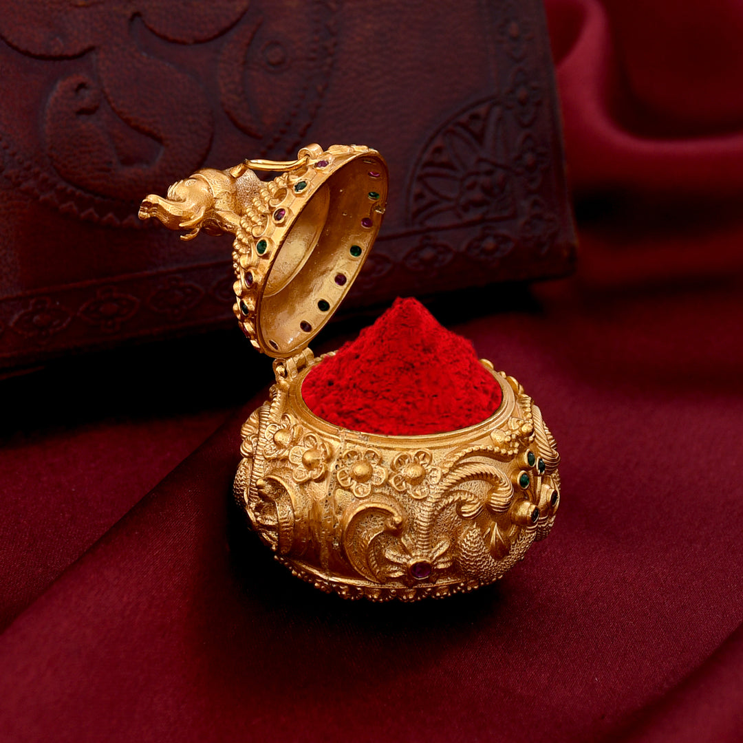 Elephant Design Kumkum Sindoor Dani