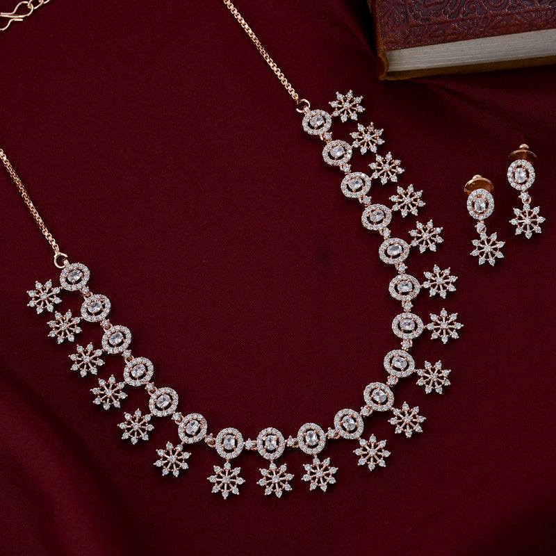 Classic Zircon necklace Set