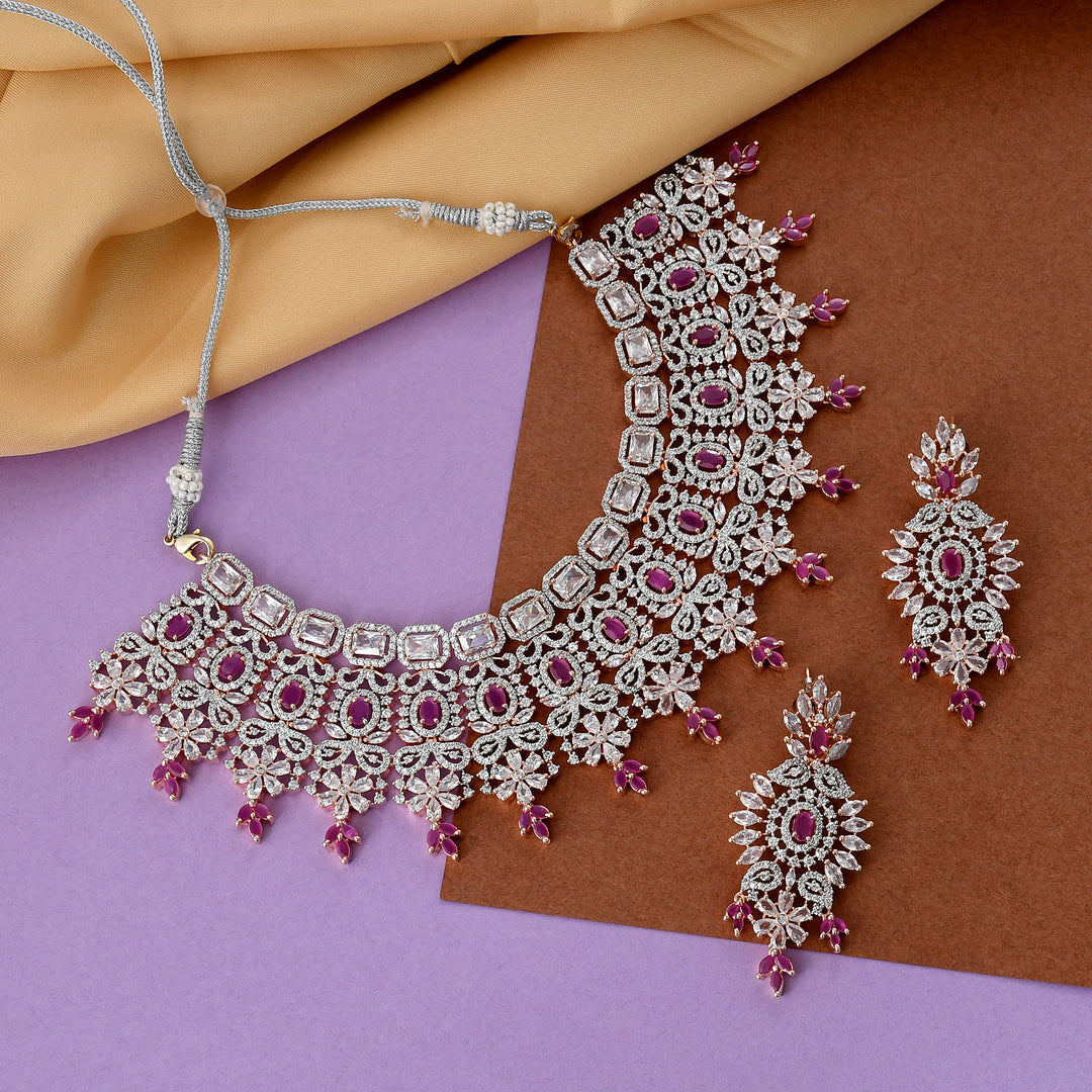 ZIRCON CHOKER SET