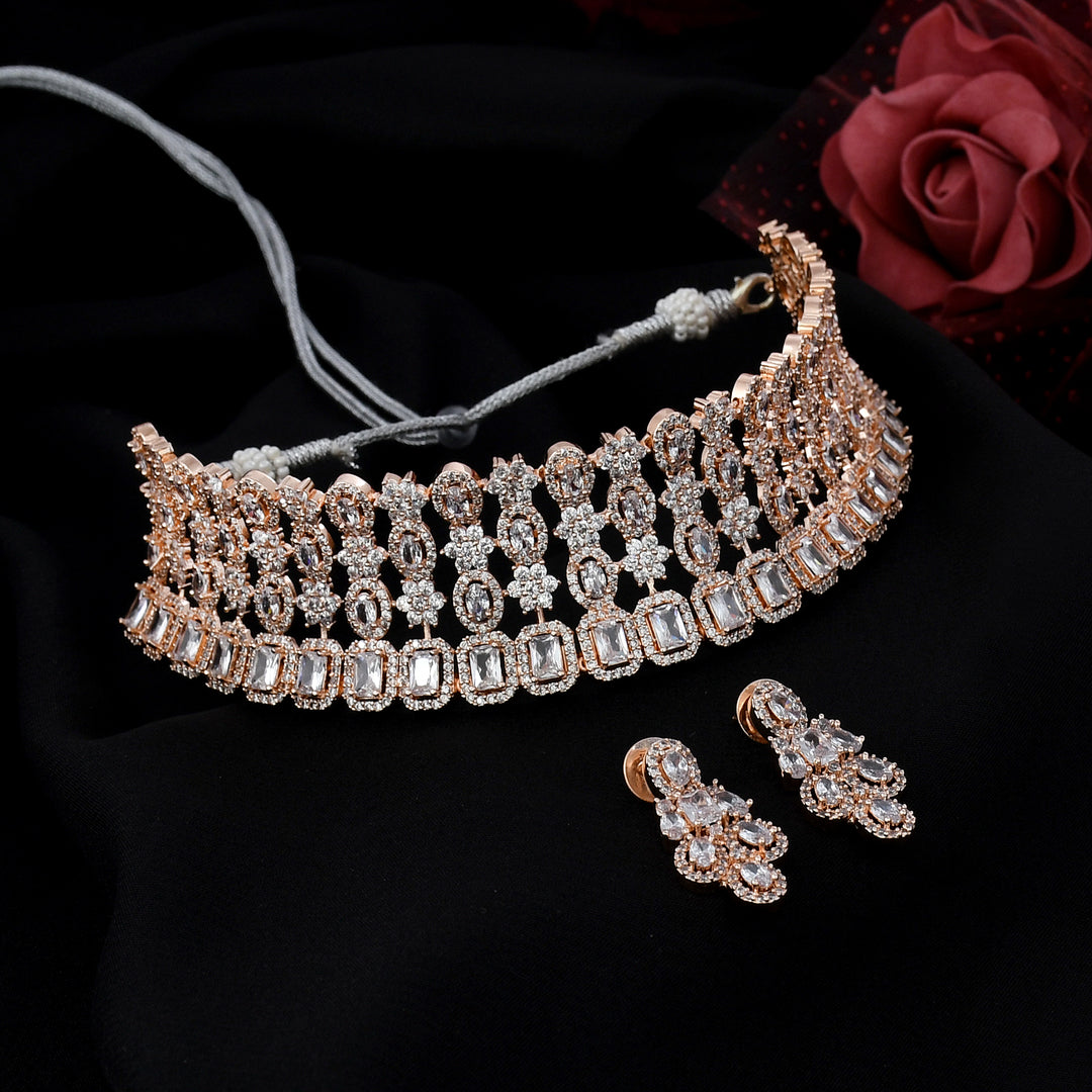 Mid Size Diamond Choker Set