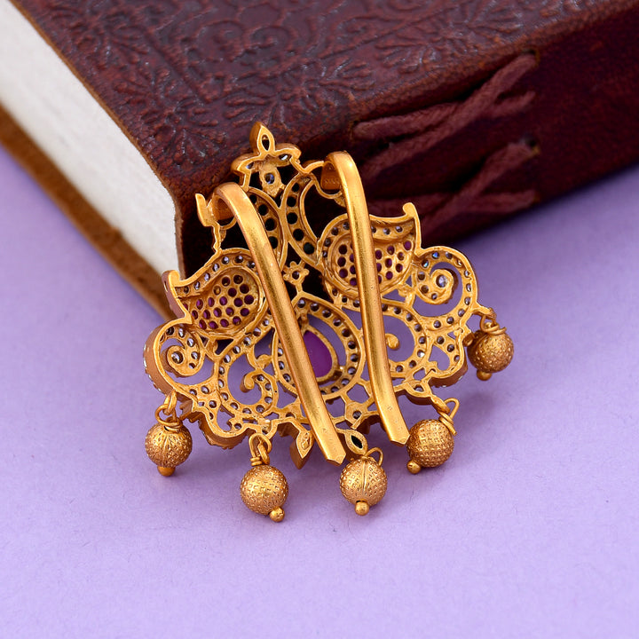 Peacock Design Hair Bun Pin