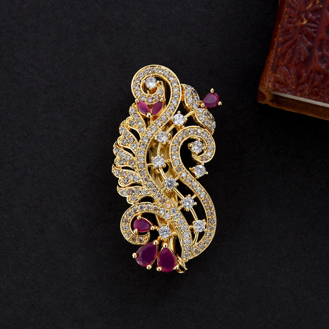 Gold Plated Polish Brooch