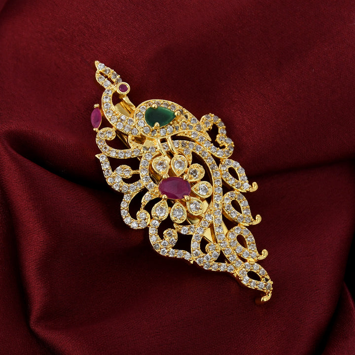 GOLD PLATED BROOCH
