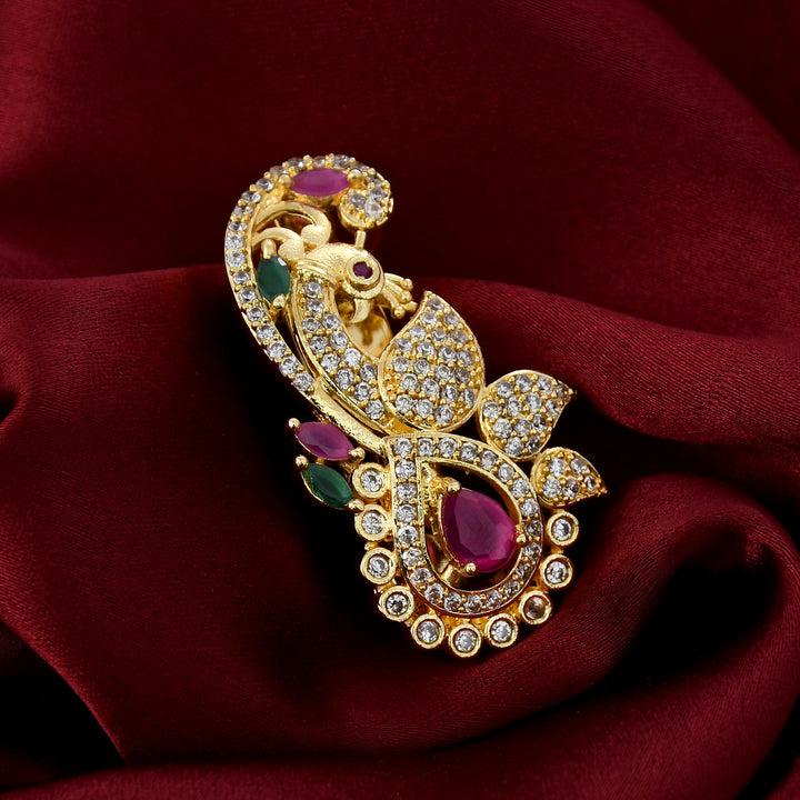 GOLD PLATED BROOCH