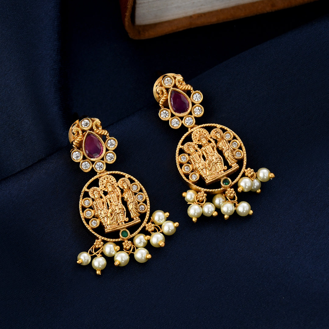 Designer Temple Necklace Set