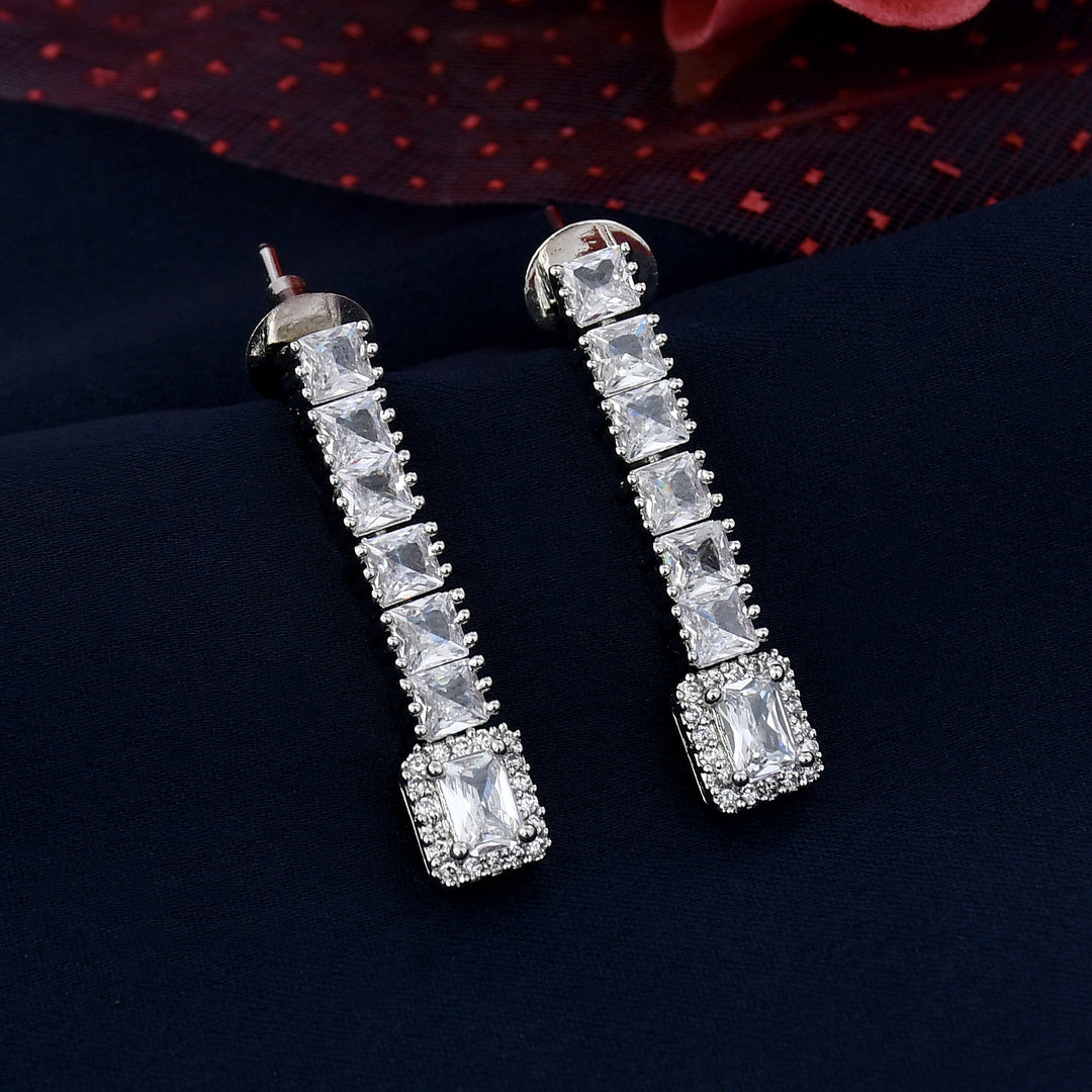 Single Line Diamond Necklace