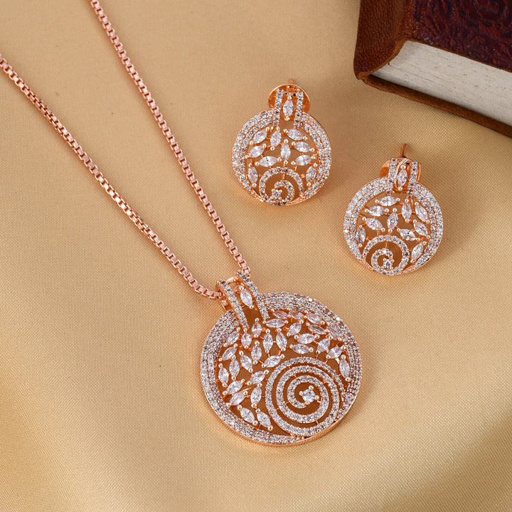 Designer Diamond Pendant Set