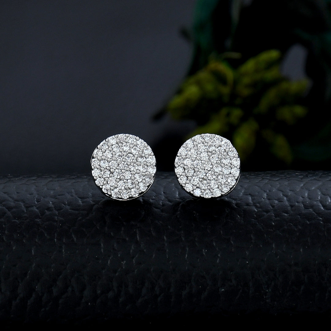 Round Shape Small Diamond Studs