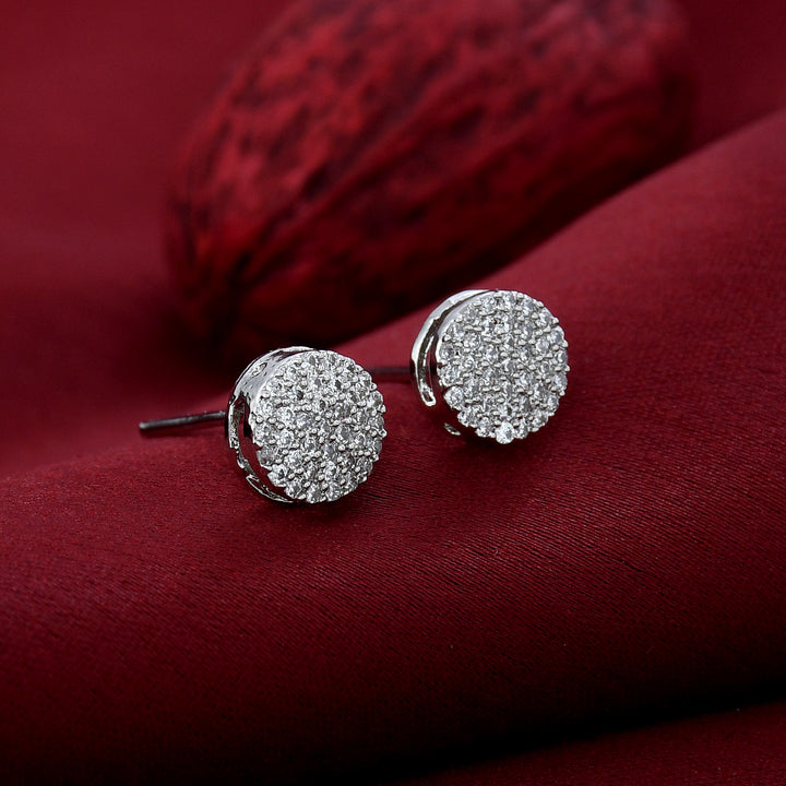 Round Shape Small Diamond Studs