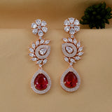 Drop Colored Diamond Earrings