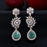 Drop Colored Diamond Earrings
