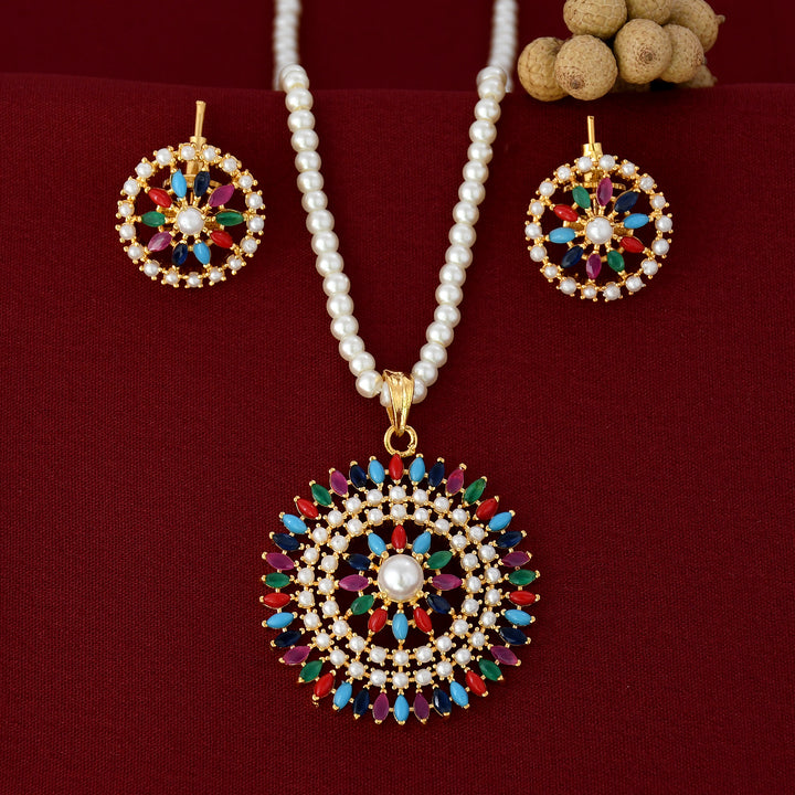 Multi Colour Pendant Set