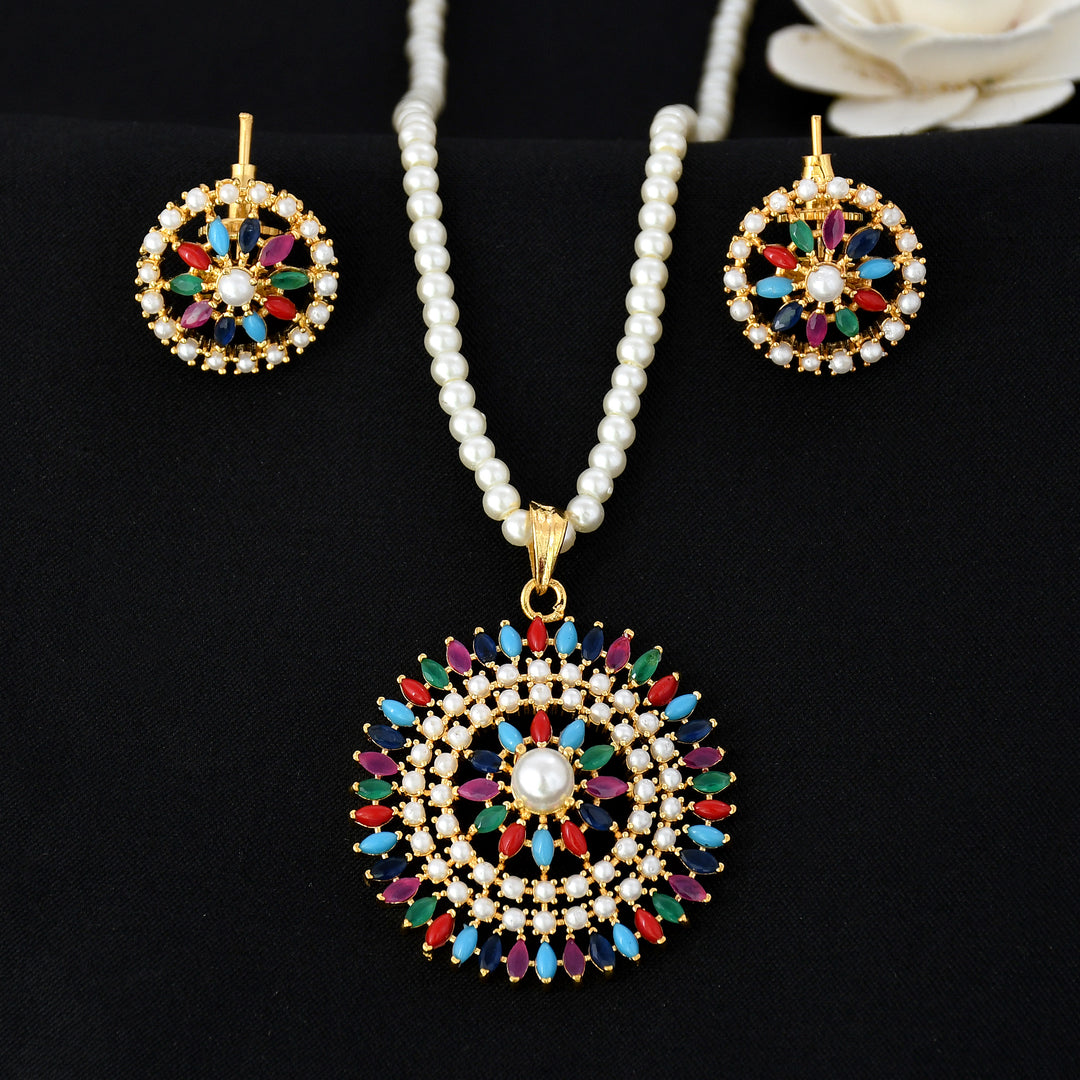 Multi Colour Pendant Set