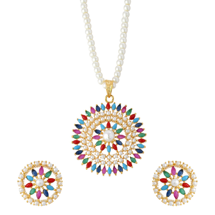 Multi Colour Pendant Set
