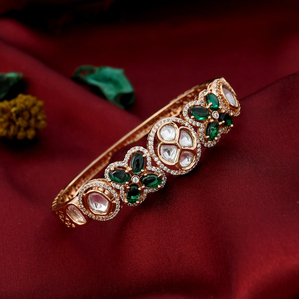 Kundan Bracelet With Meenakari Work