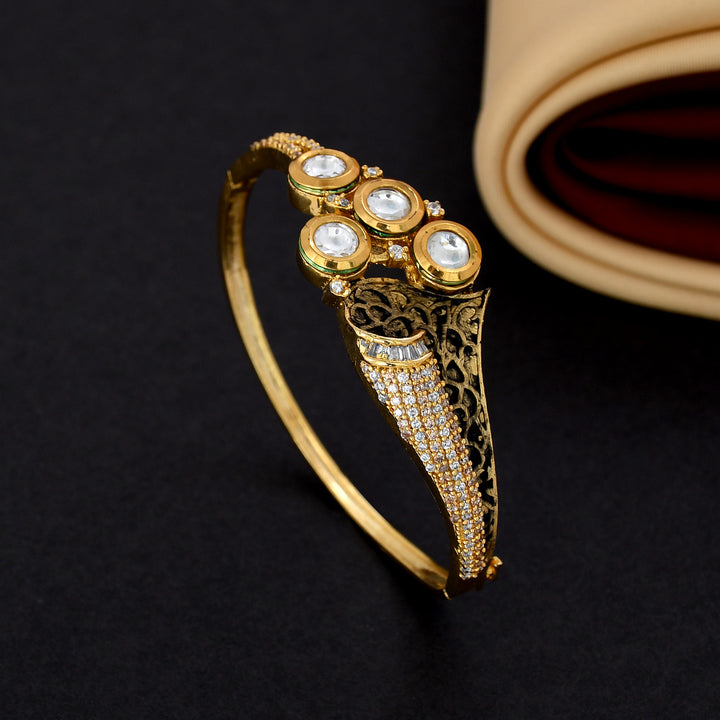 KUNDAN BRACELET WITH MEENAKARI WORK