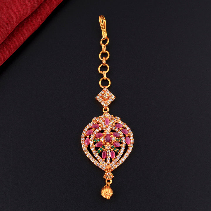 Gold Plated South Maang Tikka