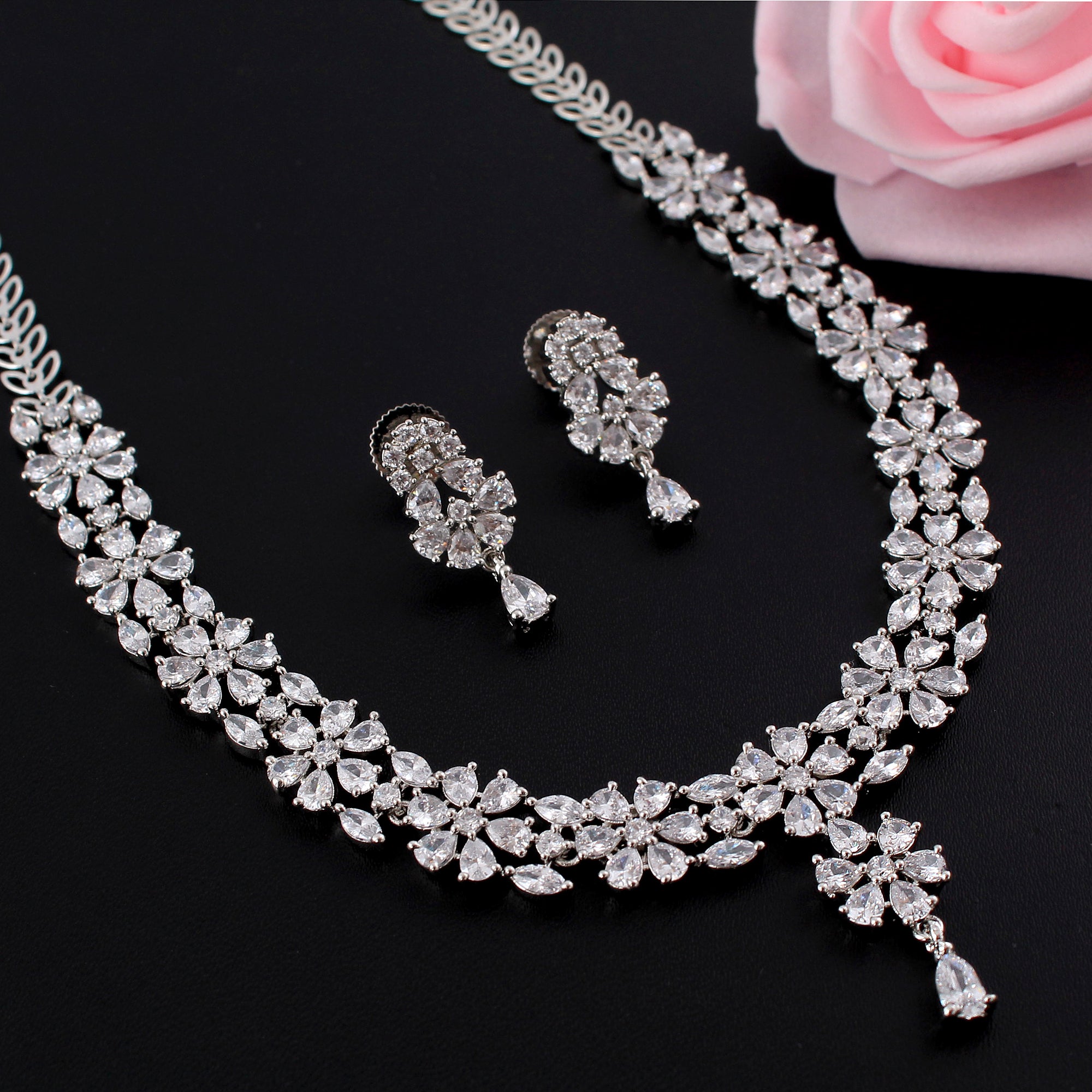 Zircon Necklace Set 143