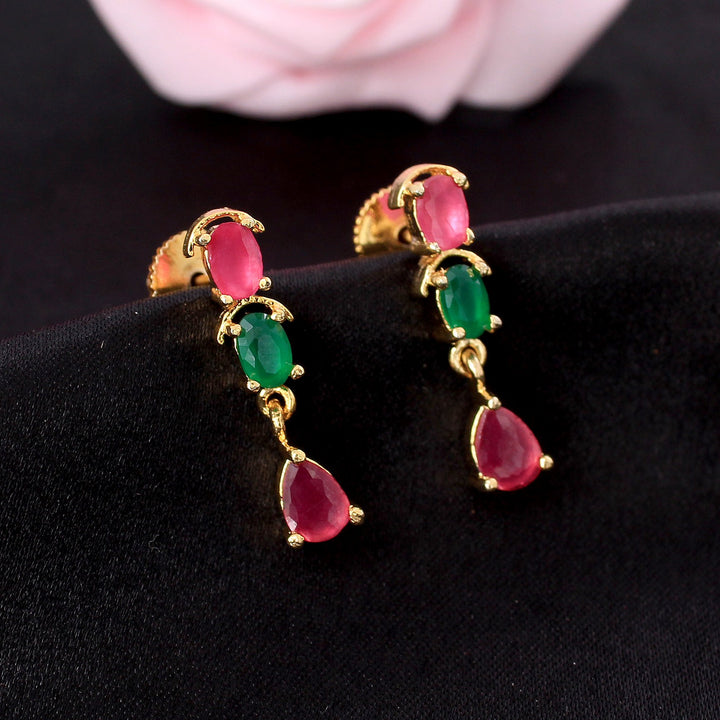 Multi Colour Single Line Necklace Set