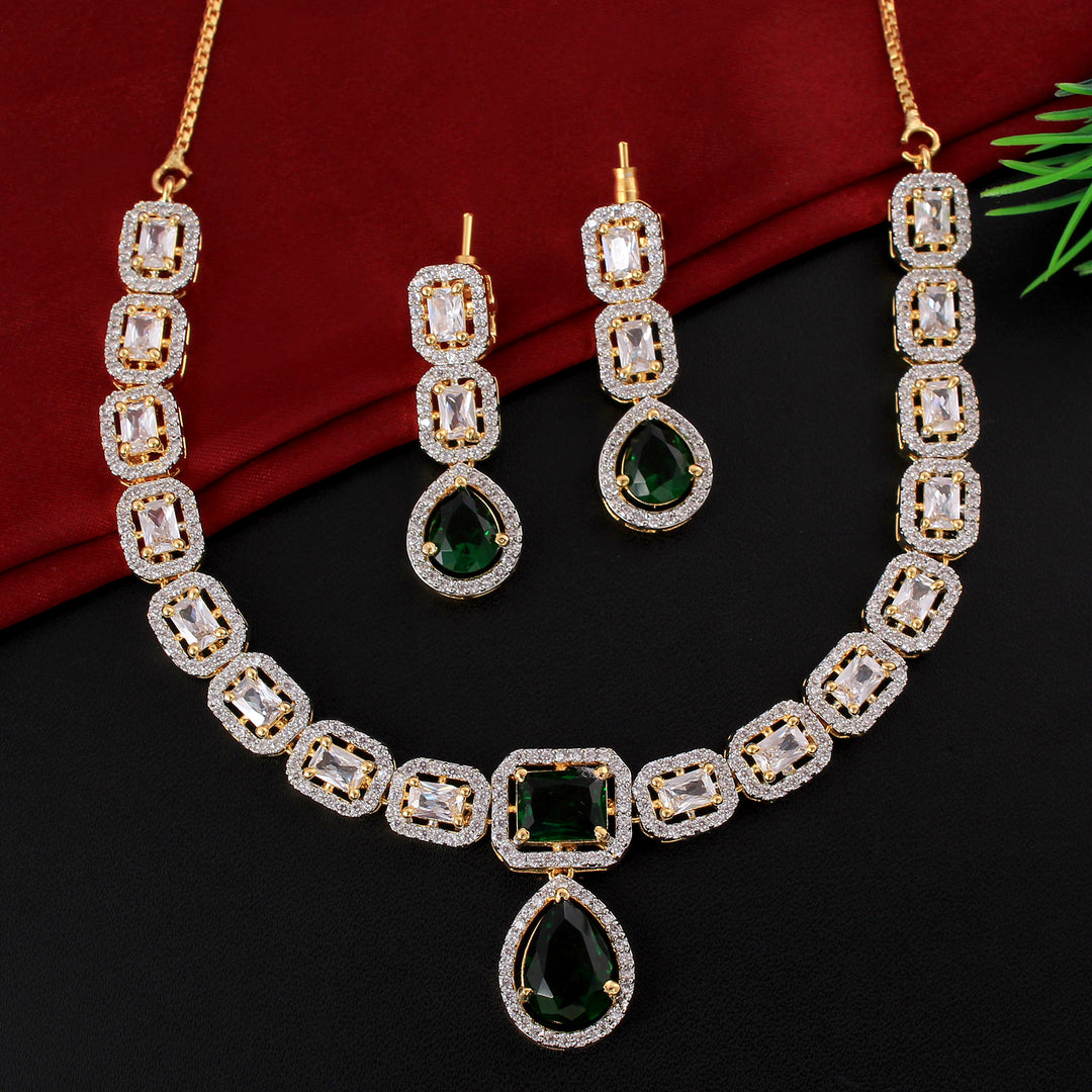 Zircon Necklace Set