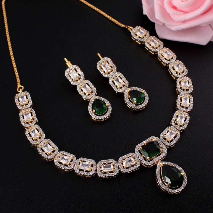 Zircon Necklace Set