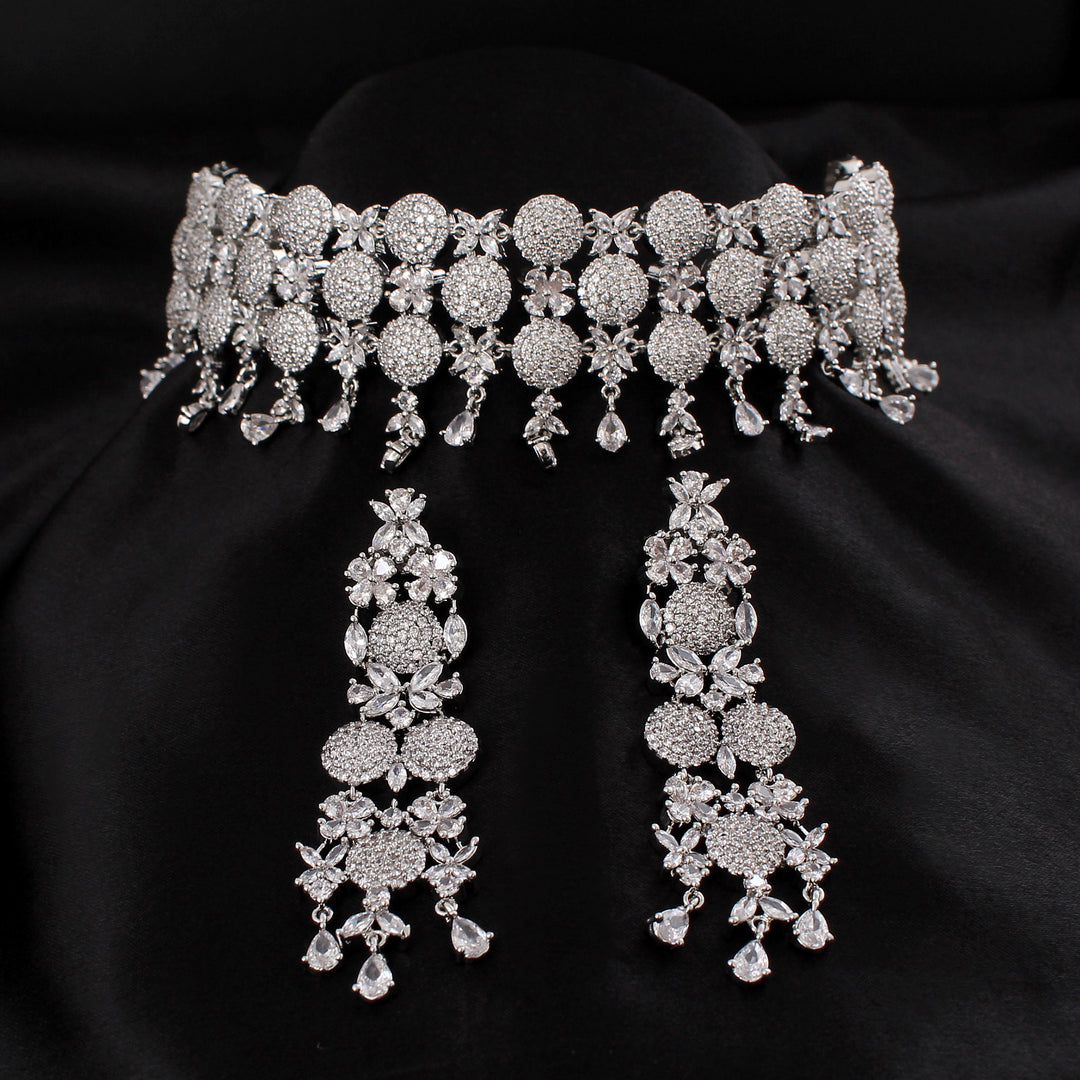 Classic Zircon Choker Set