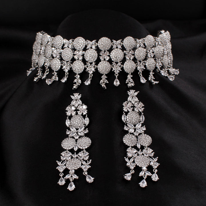 Classic Zircon Choker Set