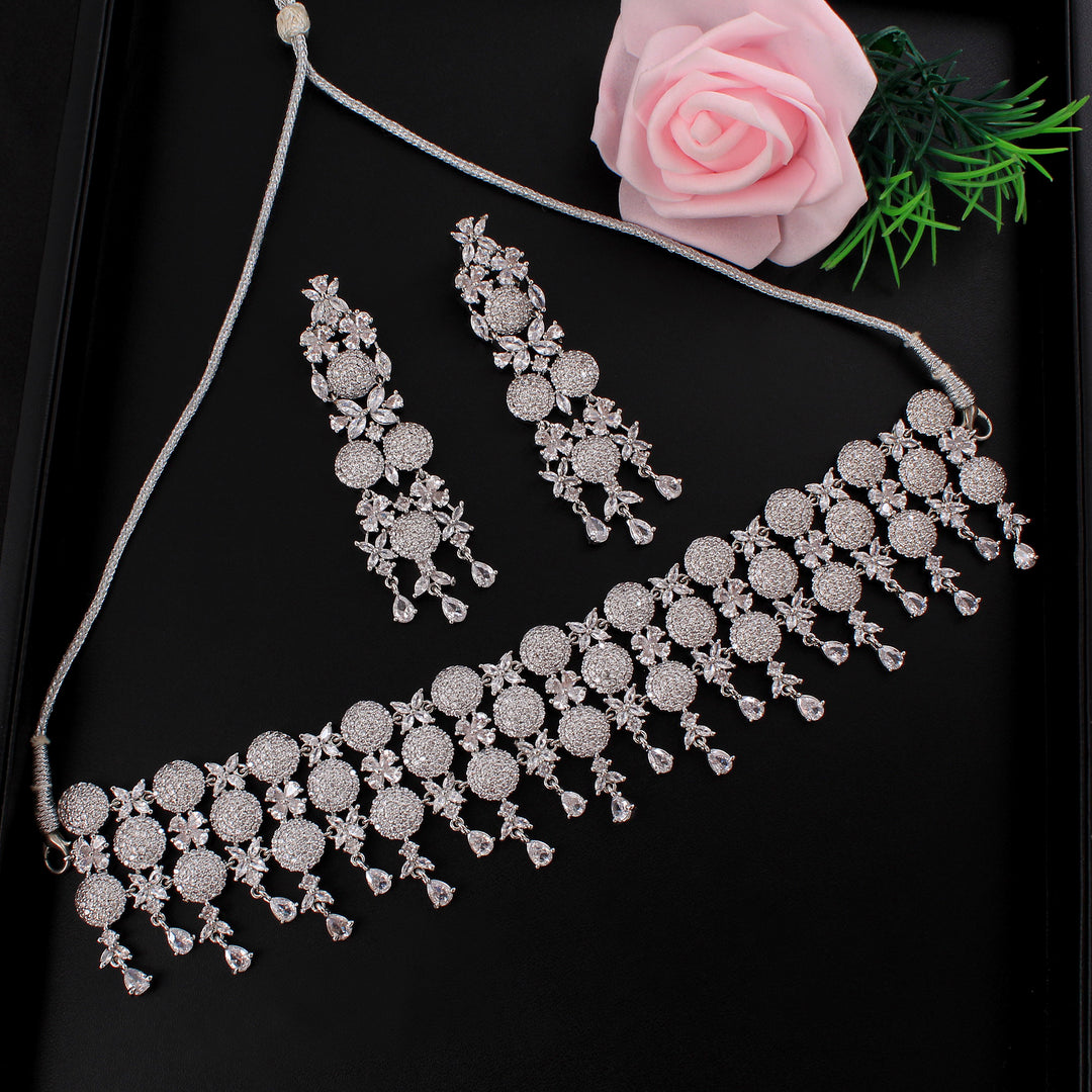 Classic Zircon Choker Set