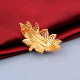 Gold Plated Saree Pin
